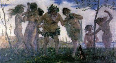 Bacchante Procession by Lovis Corinth